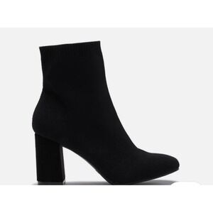 Mia Womens Shoes  Size 10M Black Stretch Fabric Ankle Boots‎